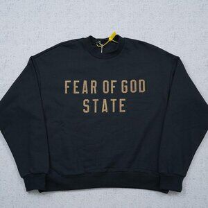 Fear of God Black Crew Neck Sweatshirt